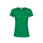 dames t-shirt katoen 180 gr/m2 maten:s tot xxl - groen