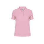 dames polo shirt katoen 180 gr maten: s-xxl - roze