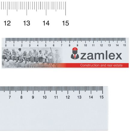 liniaal kunststof 15 cm