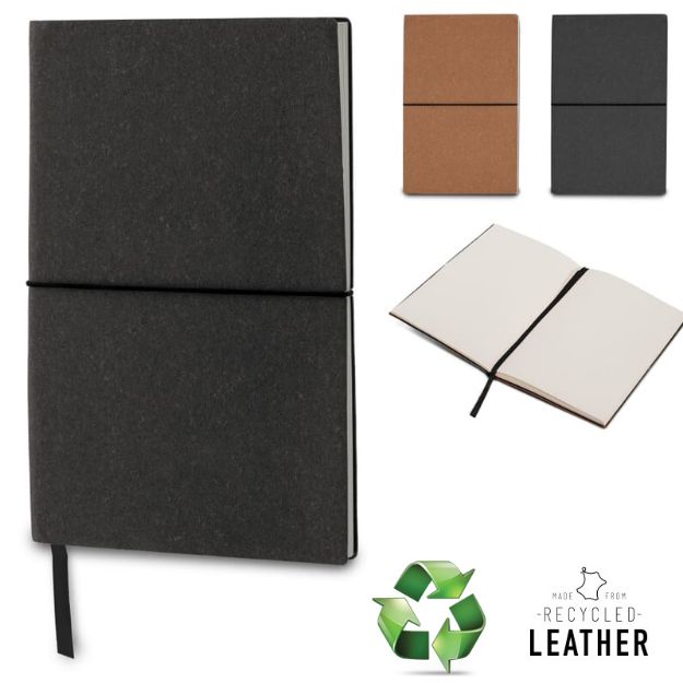 notitieboek recycled leer a5