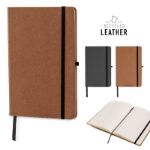 hardcover notebook recycled leer a5