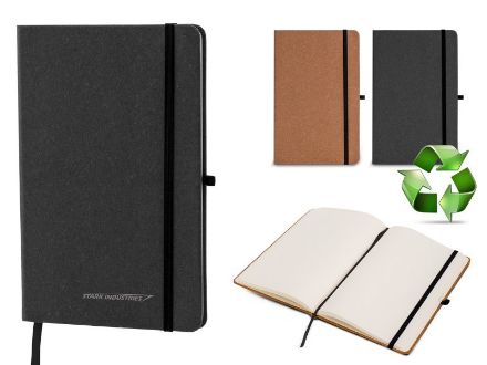 hardcover notebook recycled leer a5