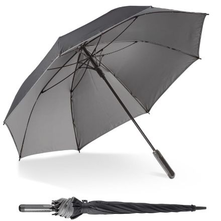 deluxe dubbellaagse paraplu 25" auto open