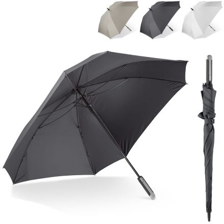 deluxe vierkante paraplu met draaghoes 27 inch aut