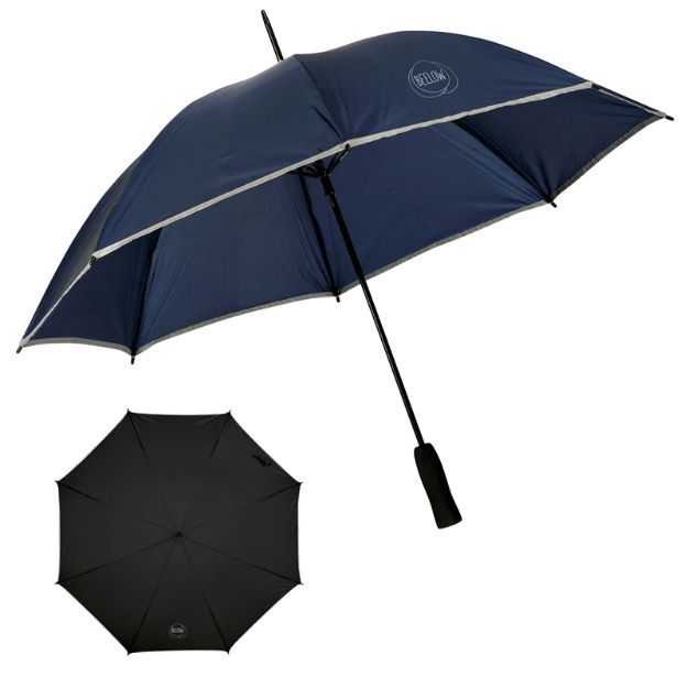 stormparaplu dia 103 cm met reflecterende bies,