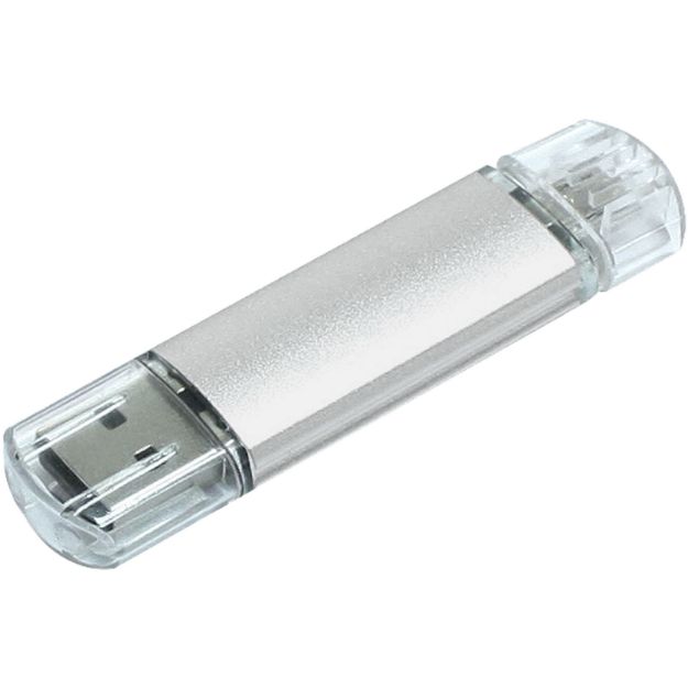 aluminium on-the-go (otg) usb-stick 32gb