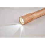 houten zaklamp met cob-licht