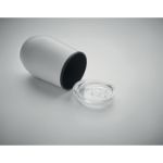 dubbelwandige reisbeker rvs, pp binnenzijde 350 ml