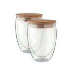 set van 2 glazen 350 ml