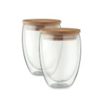set van 2 glazen 350 ml
