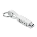 sleutelhanger met 4 in 1 oplaadkabel