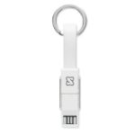 sleutelhanger met 4 in 1 oplaadkabel