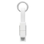sleutelhanger met 4 in 1 oplaadkabel