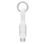 sleutelhanger met 4 in 1 oplaadkabel