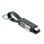 sleutelhanger met 4 in 1 oplaadkabel