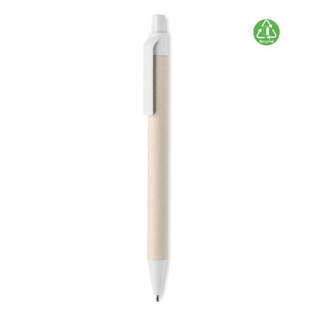 balpen van recycled melkverpakkingen/pla