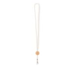 katoenen lanyard met haak en veiligheidssluiting