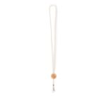 katoenen lanyard met haak en veiligheidssluiting