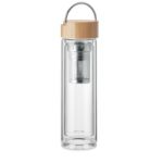 glazen fles dubbelwandig 400ml