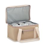 koeltas 6 blikjes gewassen canvas 320gr/m²