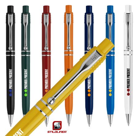 stilolinea raja chrome pennen blauwschrijvend