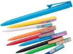 balpen. blauwschrijvend juf