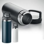 dubbelwandige rvs thermosfles met haak 500 ml