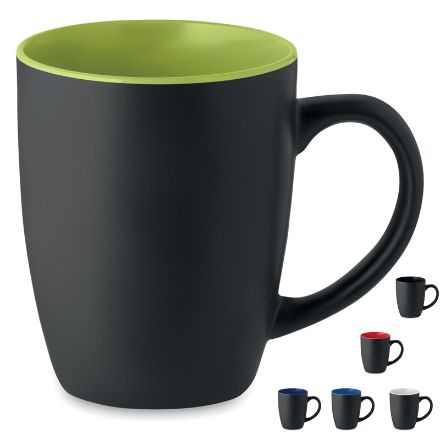 tweekleurige mok 290 ml