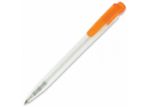balpen ingeo tm pen clear van pla kunststof - oranje