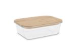 lunchbox glas met bamboe deksel 1000 ml