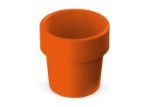 hot-but-cool beker met basilicum zaadjes - oranje
