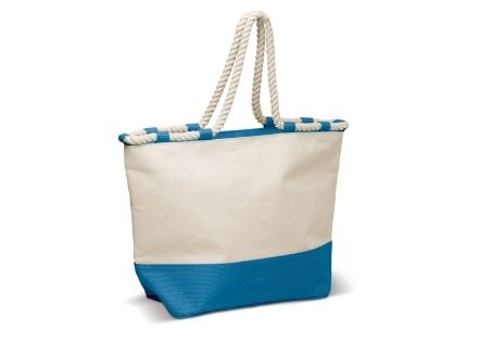 draagtas canvas 380g/m2 - blauw