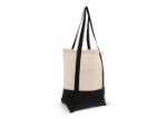 draagtas oeko-tex® katoen 140g/m2 40x10x35cm - zwart