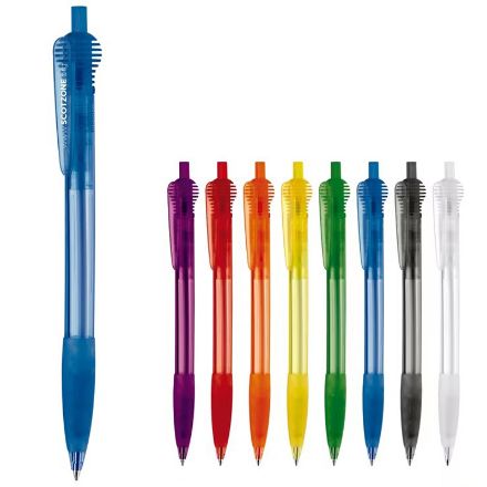 balpen cosmo grip transparant combi