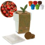 hot-but-cool beker met kerstomaten zaadjes