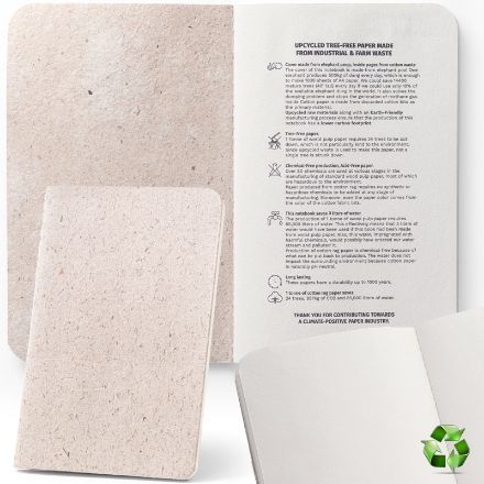 a6 notitieboekje van organisch olifanten materiaal