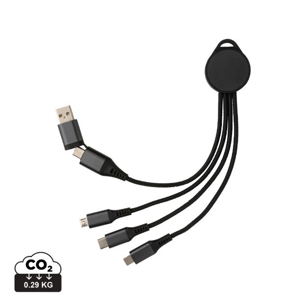 terra rcs recycled aluminium 6-in-1 oplaadkabel