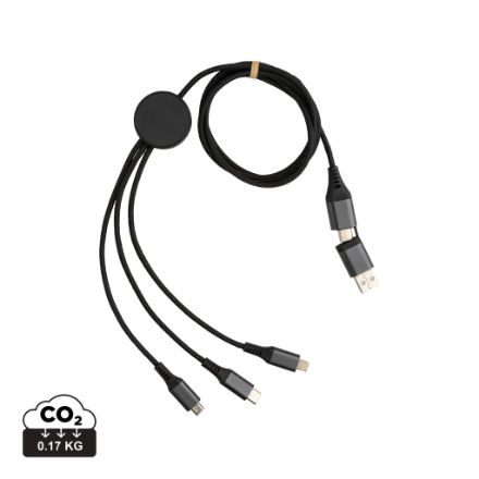 terra rcs recycled aluminium 120 cm 6-in-1 kabel