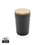 gerecycled pp mok met bamboe deksel 300 ml