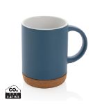 keramische mok met kurken bodem 280 ml