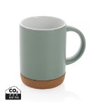 keramische mok met kurken bodem 280 ml
