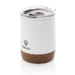 recycled rvs koffiebeker met kurk 180 ml