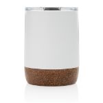 recycled rvs koffiebeker met kurk 180 ml