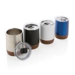 recycled rvs koffiebeker met kurk 180 ml