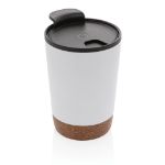 recycled pp en rvs kurk koffiebeker 300 ml