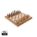 luxe houten opvouwbaar schaakspel