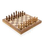luxe houten opvouwbaar schaakspel