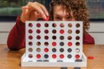 connect vier houten spel