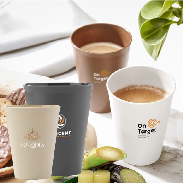 herbruikbare suikerriet cup 200 ml