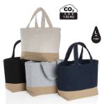impact aware recycled canvas koeltas ongeverfd
